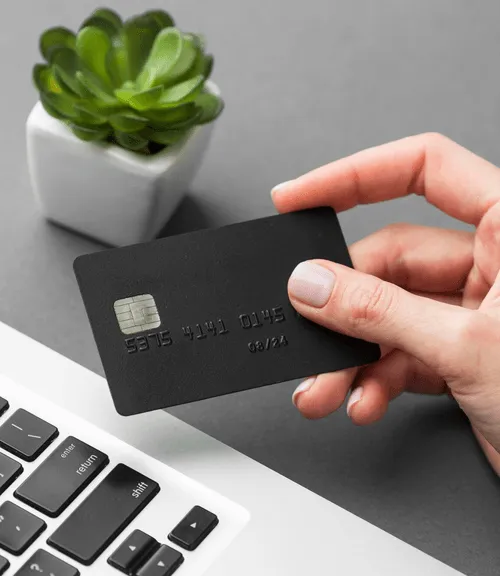 Aalto mobile app UI of home front door, confetti and the word Congratulations at the top and the home name below with the label of sold